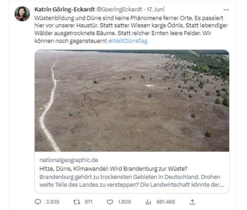 Deutschlands erste Naturschutzgebiets-"Klimawüste" 