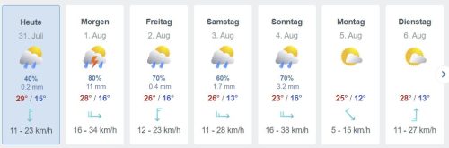 Wetter KW31