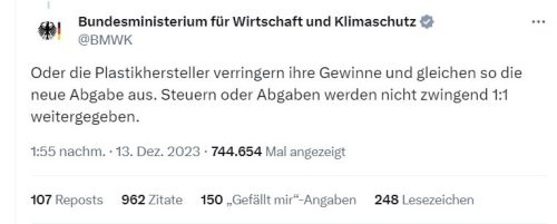 Sollen sie doch ihre Gewinne senken.