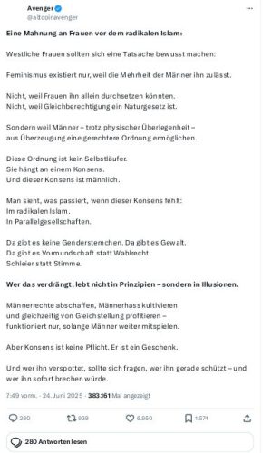 Warnung vor dem radikalen Islam