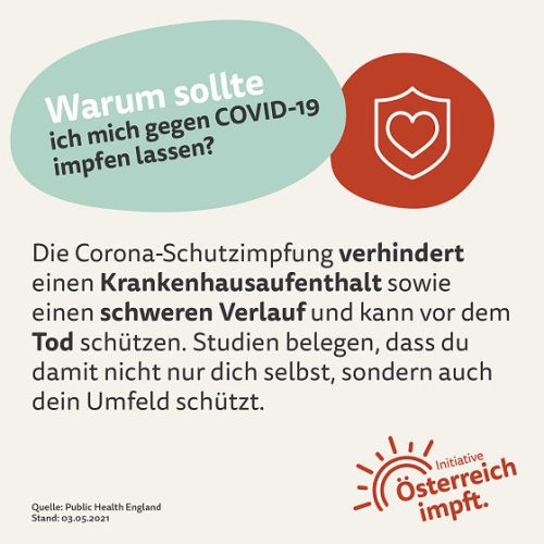 Die Impfung schützt vor Tod