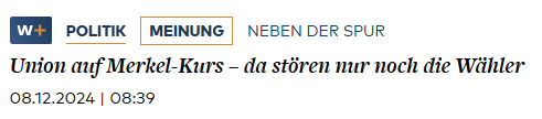 Union auf Merkel-Kurs