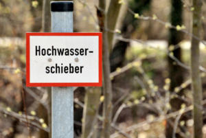 Hochwasserschieber